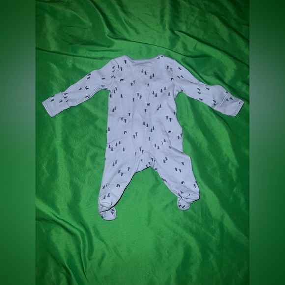 Carter's Blue Footie size Newborn - Picture 2 of 3